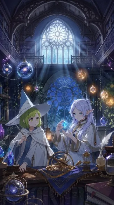 Coco x Frieren Series phone wallpaper